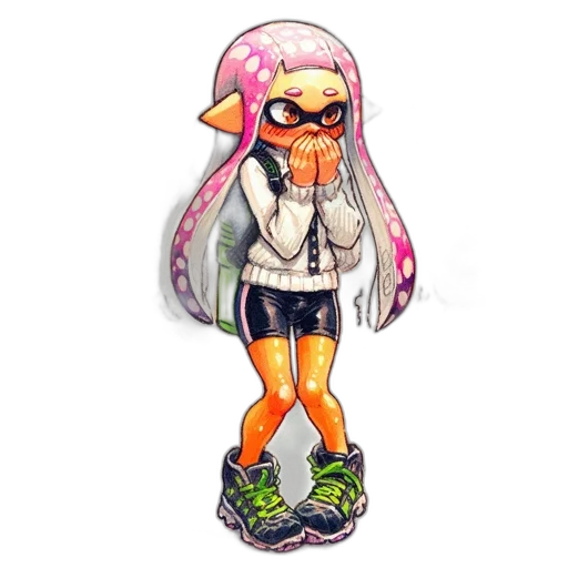dress, jacket, weapon, mask transparent PNG cut-out