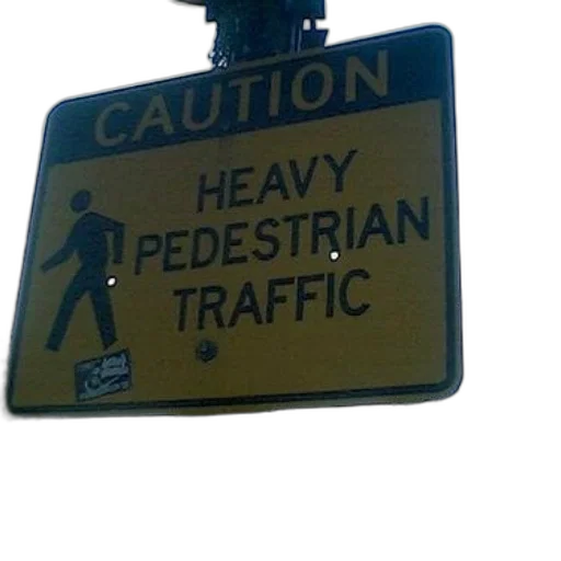 caution, sign, warns, heavy transparent PNG cut-out