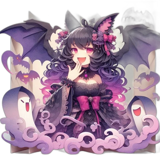 dragon, creature, staff, mask transparent PNG cut-out
