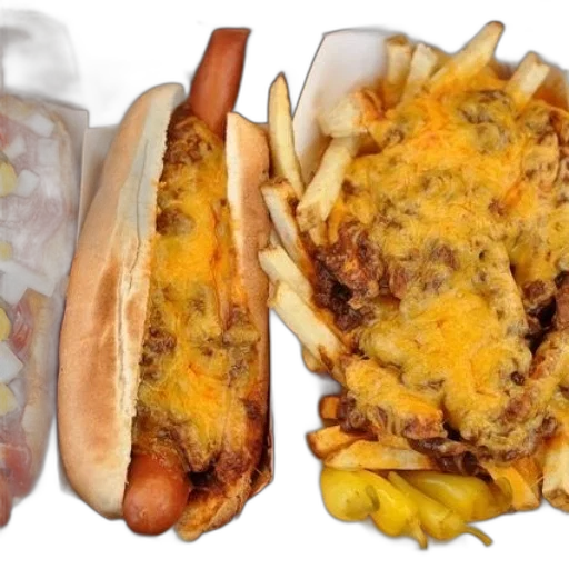 food, photorealistic, hot, dogs transparent PNG cut-out
