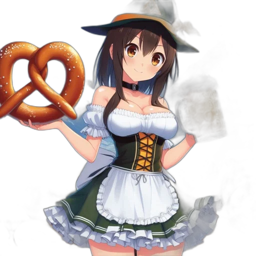 weapon, dress, hat, staff transparent PNG cut-out