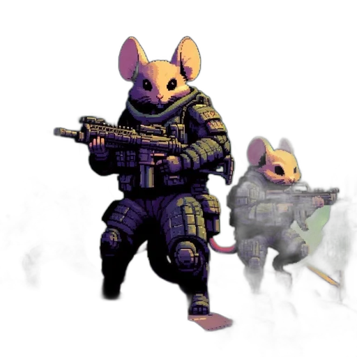 weapon, animal, jacket, staff transparent PNG cut-out