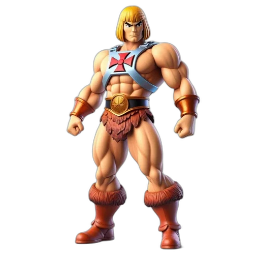 3d render, concept art, comic book art, rendered transparent PNG cut-out