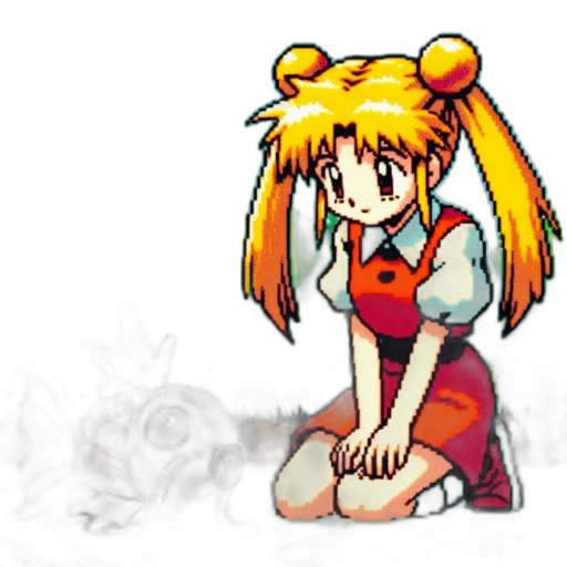 dress, staff, flower, robot transparent PNG cut-out
