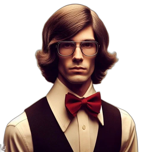 hair, face, photorealistic, cartoon transparent PNG cut-out