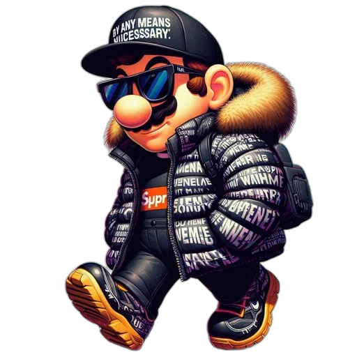 jacket, animal, hat, creature transparent PNG cut-out