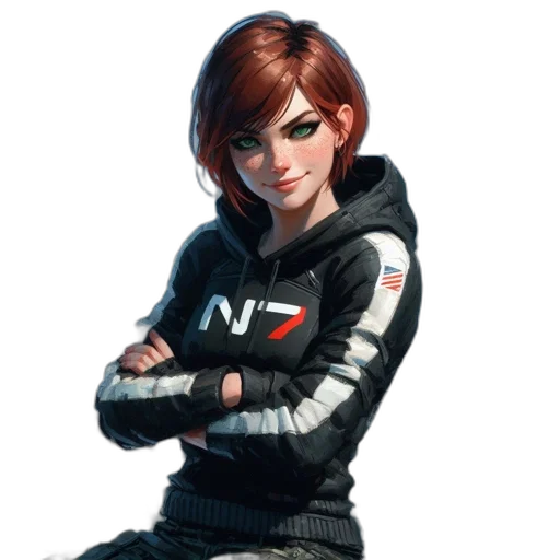 jacket, staff, face, concept art transparent PNG cut-out