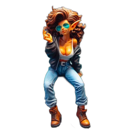 jacket, hair, concept art, pixel art transparent PNG cut-out