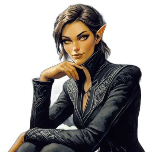 staff, face, jacket, fantasy art transparent PNG cut-out
