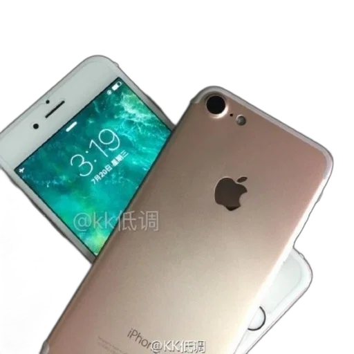 gold, iphone, shown, time transparent PNG cut-out