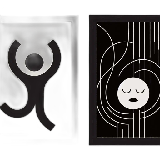 mask, concept art, monochrome, dark transparent PNG cut-out