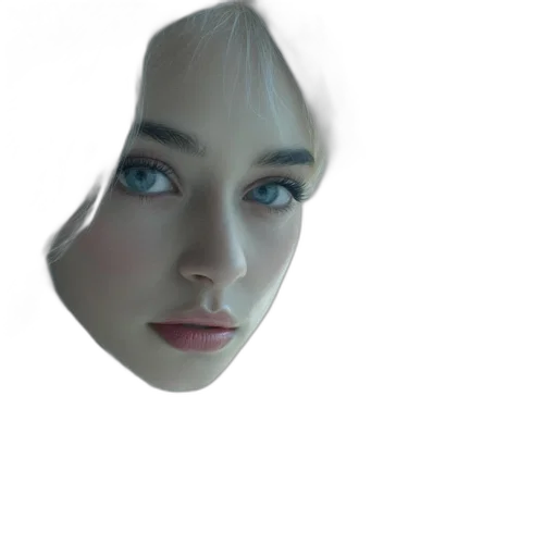 face, mask, robot, creature transparent PNG cut-out