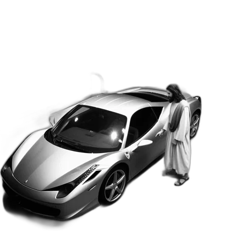 car, weapon, 3d render, photorealistic transparent PNG cut-out