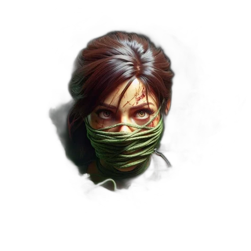 mask, face, staff, creature transparent PNG cut-out