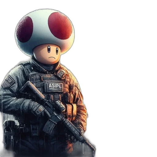 weapon, robot, hat, concept art transparent PNG cut-out