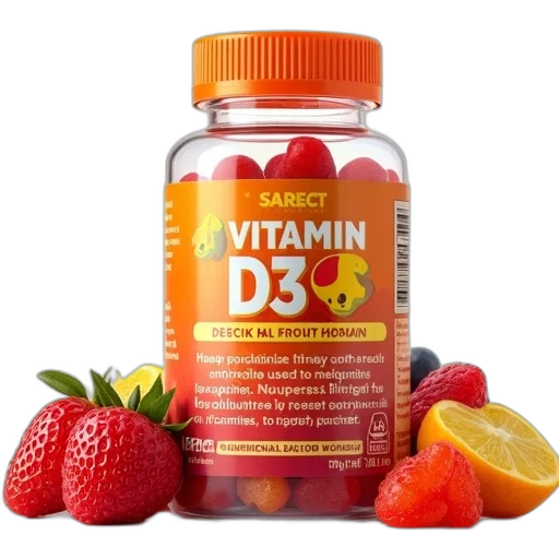 rhino, vitamin, gummy, antioxetints transparent PNG cut-out