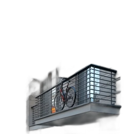 building, furniture, car, 3d render transparent PNG cut-out
