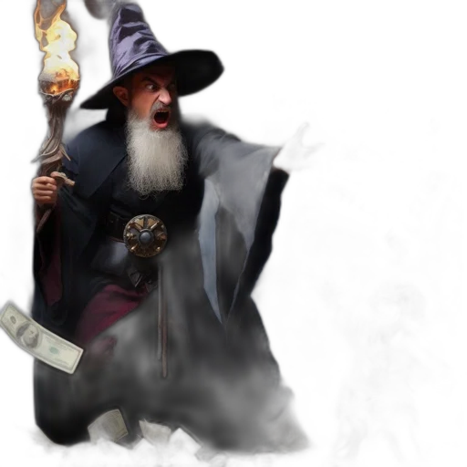 staff, fantasy art, concept art, 3d render transparent PNG cut-out