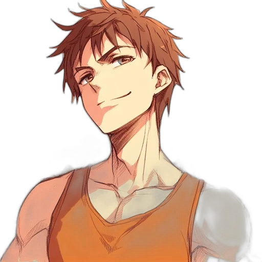anime, cartoon, watercolor, pixel art transparent PNG cut-out