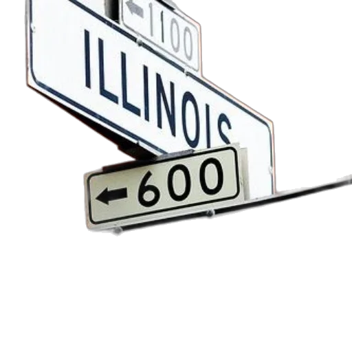 city street, street, signs, indicating transparent PNG cut-out