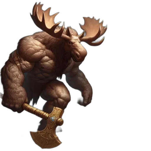 creature, animal, staff, weapon transparent PNG cut-out