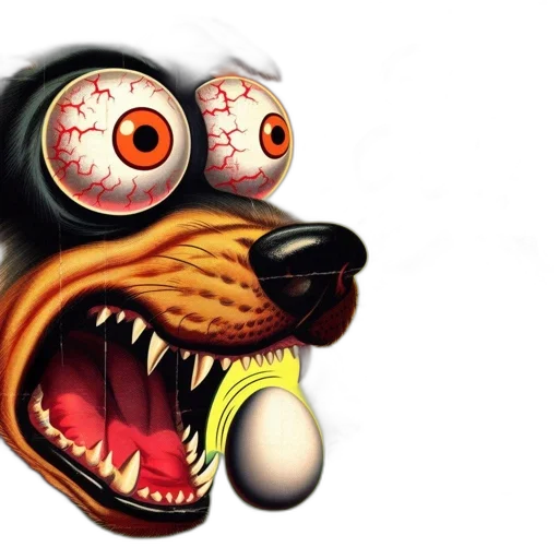 mask, animal, creature, concept art transparent PNG cut-out