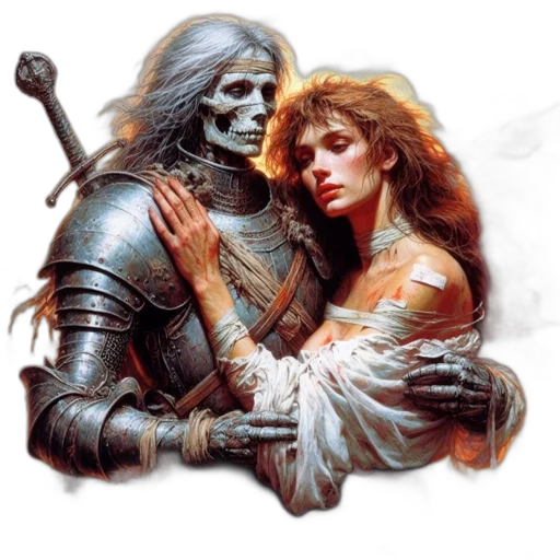 sword, fantasy art, concept art, comic book art transparent PNG cut-out
