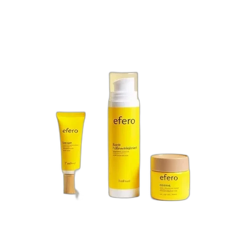 yellow, white, cosmetic, product transparent PNG cut-out