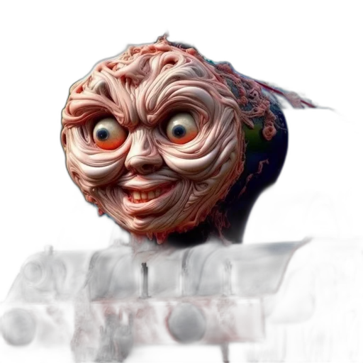 mask, creature, face, robot transparent PNG cut-out