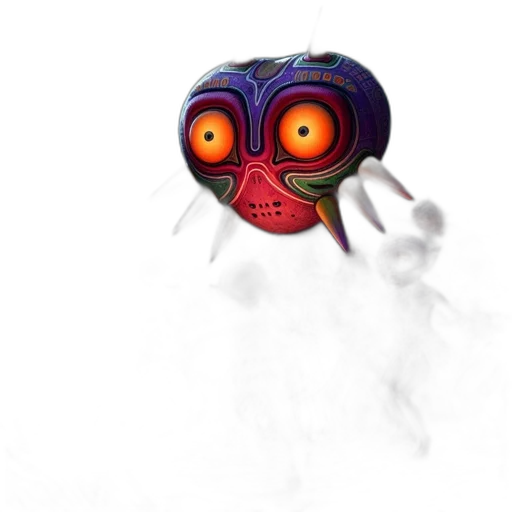 mask, creature, face, staff transparent PNG cut-out