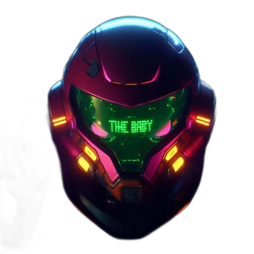 mask, robot, face, concept art transparent PNG cut-out