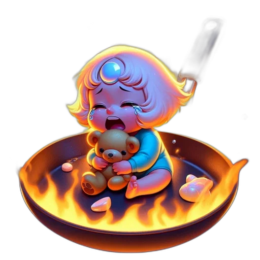 food, staff, concept art, vaporwave transparent PNG cut-out