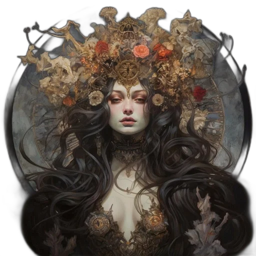 crown, mask, jewelry, face transparent PNG cut-out
