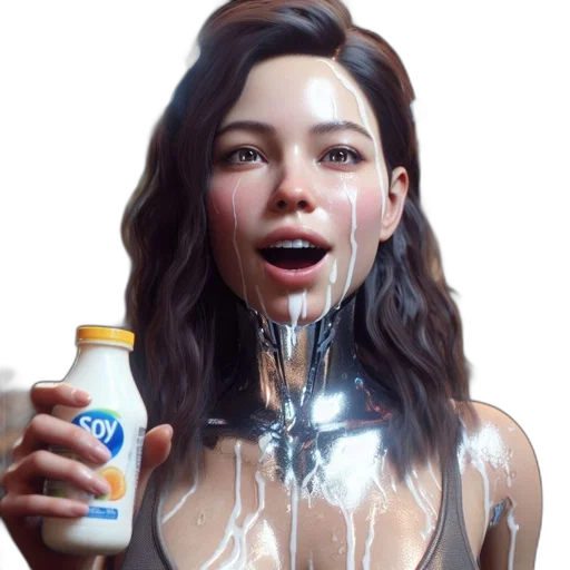 bottle, face, robot, dress transparent PNG cut-out