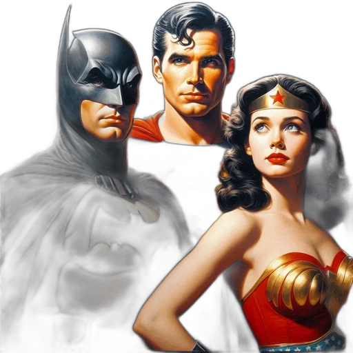 comic book art, concept art, photorealistic, fantasy art transparent PNG cut-out