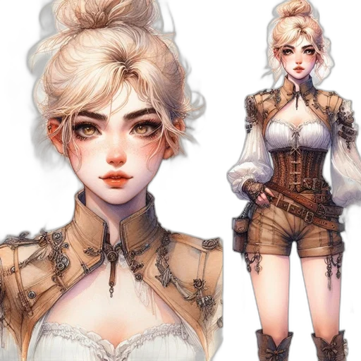 fantasy art, concept art, photorealistic, comic book art transparent PNG cut-out