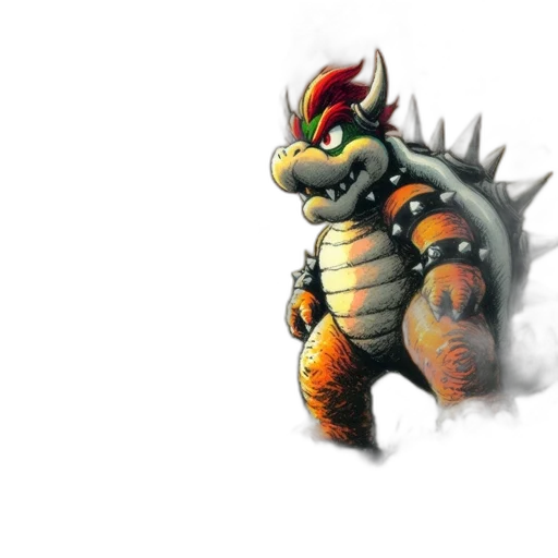 dragon, creature, animal, staff transparent PNG cut-out