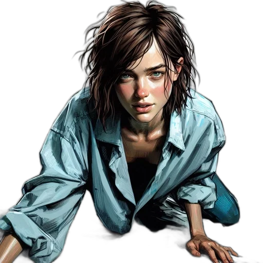 jacket, comic book art, photorealistic, concept art transparent PNG cut-out