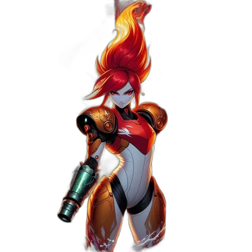 weapon, concept art, comic book art, 3d render transparent PNG cut-out