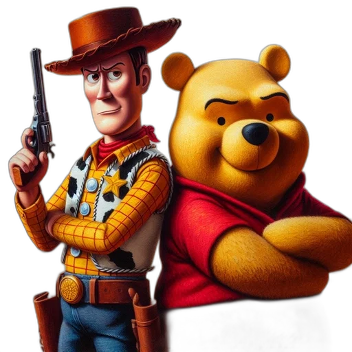 concept art, cartoon, comic book art, woody transparent PNG cut-out