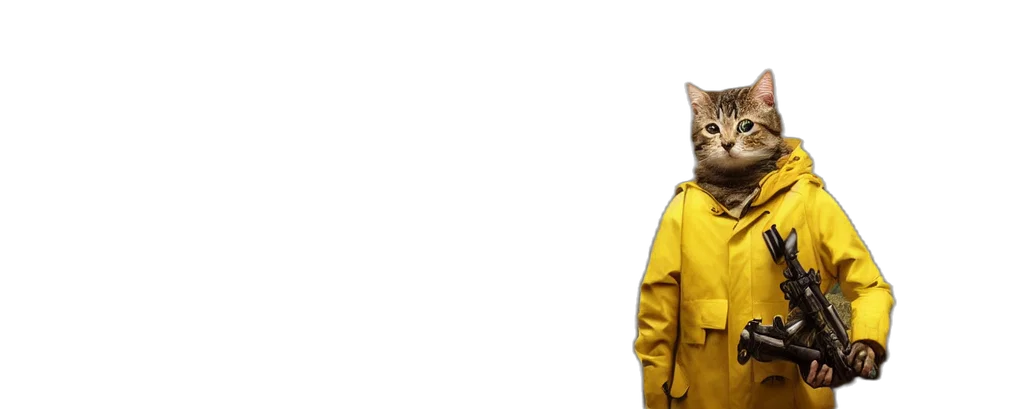jacket, animal, staff, creature transparent PNG cut-out