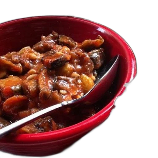 food, red, bowl, filled transparent PNG cut-out