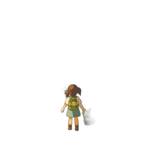 dress, staff, creature, robot transparent PNG cut-out