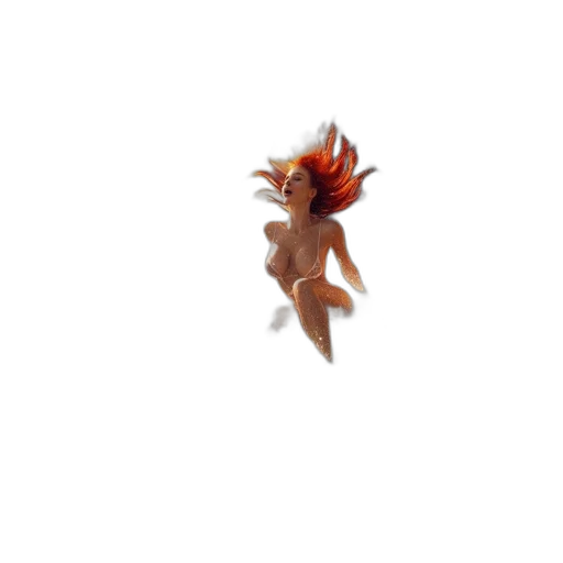 dragon, creature, animal, hair transparent PNG cut-out