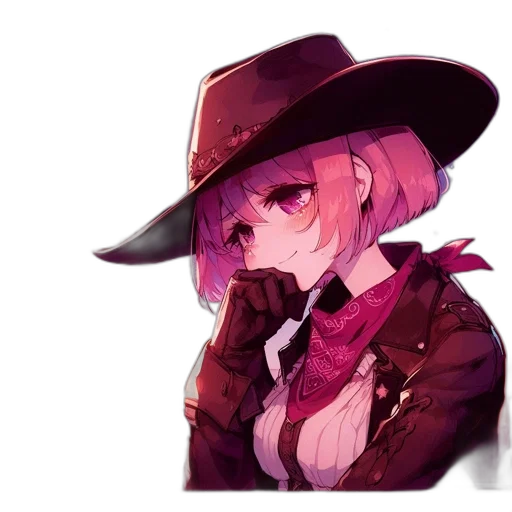 hat, jacket, weapon, staff transparent PNG cut-out