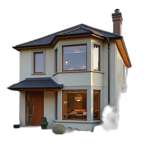 building, furniture, 3d render, photorealistic transparent PNG cut-out