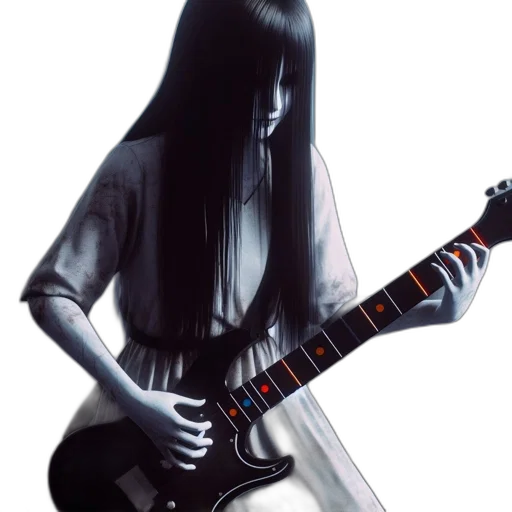 hair, photorealistic, oil painting, fantasy art transparent PNG cut-out