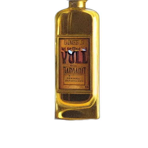 bottle, crown, hair, staff transparent PNG cut-out