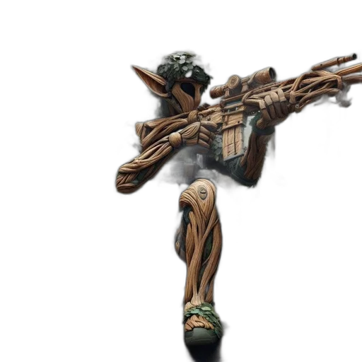 weapon, sword, staff, robot transparent PNG cut-out