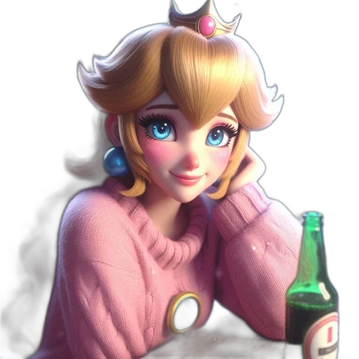 crown, bottle, dress, robot transparent PNG cut-out